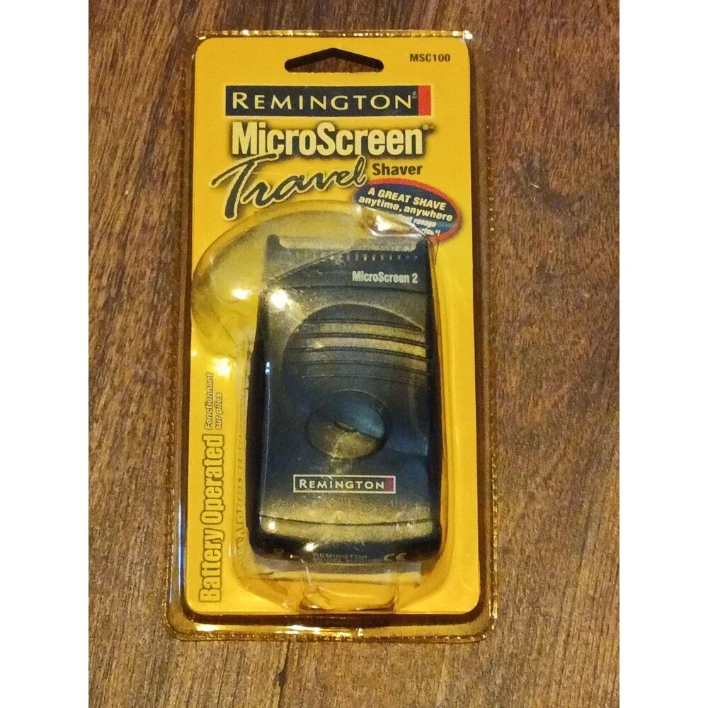 Vintage Remington  MicroScreen Travel Shaver MSC100 New/Sealed